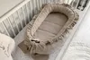 Babynestchen Babynest Kuschelnest Velvet Beige Produktbild-Vorschau 4