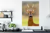 MuchoWow® Poster Hirsch - Geweih - Hirschkopf 80x120 cm - Produktbild-Vorschau 3
