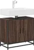 vidaXL Vanity unit brown oak look 65x33x60 cm Náhľad obrázku produktu 4