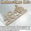 Originální dřevěná dekorace k 50. narozeninám, vtipný Náhled obrázku produktu 3