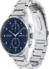 A close-up studio shot of a Tommy Hilfiger watch on a white background. Produktbild-Vorschau