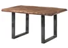 MASSIVMOEBEL24 Baumtisch Sheesham 160x90x77 grau gebeizt / Produktbild-Vorschau 3