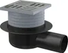 AlcaDrain Bodenablauf 105×105/50 mm mit einem waagrechten Voir les images du produit 1
