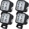 Four square LED work lights are arranged in a two-by-two grid against a white background. Produktbild-Vorschau