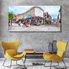 Coloray Canvas 140x70  Wandbild Leinwand Bilder Altstadt Produktbild-Vorschau 3