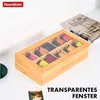 Bambus-Teebox mit Deckel Praktische und stilvolle Produktbild-Vorschau 6