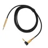 A black audio cable with gold connectors is shown against a white background. Náhled obrázku produktu