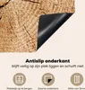 KitchenYeah© Herdabdeckplatte Baumstamm - Baumringe - Holz Produktbild-Vorschau 4