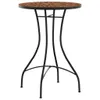 A round mosaic bistro table with a black metal base. Náhľad obrázku produktu