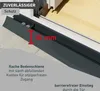 Fliegengitter Plisseetür für Doppeltüren – 240x240 cm, Produktbild-Vorschau 6