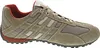 A side view of a single beige athletic shoe against a white background. Produktbild-Vorschau