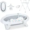Aopunly Baignoire de bébé avec support 85cm - Baignoire de Voir les images du produit 1