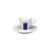 Satz von 6 Keramik Espressotassen mit Untertasse für Produktbild-Vorschau 1