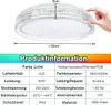 JOIEYOU Deckenlampe LED Deckenleuchte Flach 60W RGB IP44 Produktbild-Vorschau 2