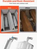 Comparison of new and rusted grill flavorizer bars, with close-ups of metal thickness. Produktbild-Vorschau