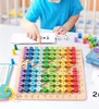 Drewniana Tabliczka Mnożenia Montessori Gra Edukacyjna Podgląd zdjęcia produktu 2