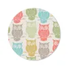 MuchoWow® Mauspad Mousepad Muster - Eule - Vögel 50x50 cm - Produktbild-Vorschau 1