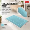 Betz 10 Stück Badvorleger 50x70 cm PREMIUM Badematte Produktbild-Vorschau 2