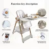 Clinvia, chaise haute réglable pour bébé, de 0 à 6 ans - Voir les images du produit 6