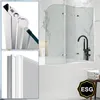 TolleTour attacco bagno cabina doccia schermo pieghevole Anteprima dell’immagine prodotto 1