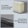 SONGMICS (5-tlg) Gartenlounge-Set, Tisch, Fußhocker und Produktbild-Vorschau 5