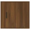 vidaXL Table de nuit murale marron imitation chêne 50x30x47 Voir les images du produit 5