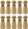 Oblique Unique 10 Holz Figuren zum Bemalen Frauen Holzdeko Produktbild-Vorschau 3