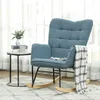 HOMCOM Schommelstoel, fauteuil, relaxstoel, geschikt tot Productafbeelding-voorbeeld 2