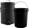 MSV Treteimer fur Bad/Toilette - schwarz - 3L - 17 x 26 cm Produktbild-Vorschau 6