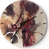 Wanduhr - Rund - Glasuhr - Körper Mädchen Fahrrad Produktbild-Vorschau 1