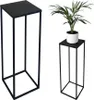 Moderner Loft Blumenständer SCHWARZ SIMPLE 12 Produktbild-Vorschau 1