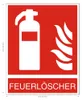 Feuerlöscher Symbol mit Text 20x25cm Folie selbstklebend Produktbild-Vorschau 2