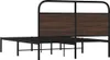 vidaXL Rám postele bez matrace 140x200 cm Hnědý dubový Náhled obrázku produktu 7