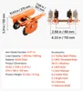 VEVOR Laufkatze mit 499 kg Tragkraft, Manuelles Produktbild-Vorschau 7
