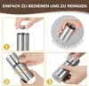 Vucchini Muskatnuss Mühle, Gewürzmühle aus Edelstahl, Produktbild-Vorschau 4