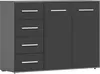 A modern sideboard with drawers and doors. Voir les images du produit