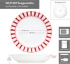 Split rouge rayé Set de 6 assiettes à soupe 450ml Voir les images du produit 6