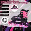 COSTWAY Rollschuhe Kinder, 4 Größen verstellbar, Inline Produktbild-Vorschau 5