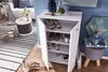 WOHNLING Schuhschrank NIMES modern Holz Weiß 12 Paar Schuhe Produktbild-Vorschau 12