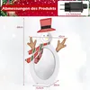 LED-sneeuwpop met 2 tunnelverlichting. Kerstfiguur. Productafbeelding-voorbeeld 2