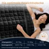 ELONEO Gewichtsdecke Fleece, Sherpa, Kuscheldecke mit Produktbild-Vorschau 2