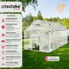 Hliníkový skleník bez základů - 375 x 185 x 195 cm Náhled obrázku produktu 3
