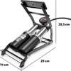 HEYNER® Nožná pumpa Dvojvalcová pumpa na bicykel Vzduchová Náhľad obrázku produktu 9