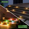 2 Stück LED Solar Zaunlicht Wandleuchte Außen Solarlampe 2 Produktbild-Vorschau 4