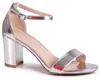 topschuhe24 2487 Damen Riemchen Sandaletten Metallic, Produktbild-Vorschau 2