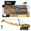 Toi-Toys Baufahrzeug Kranwagen mit Raupenketten 1:55 Metall Produktbild-Vorschau 3