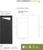 Bestecktasche Prime Fit in Schwarz 85 x 190 mm, mit Produktbild-Vorschau 2