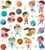 URSUS Glitzer-Sticker Fun Motiv 02 Produktbild-Vorschau 4