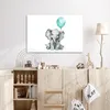 Leinwand Bilder 90x60 cm - Kinder Ballon - Elefant - Produktbild-Vorschau 4