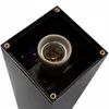 Close-up view of the inside of a black outdoor lamp fixture, showing the E27 socket. Anteprima dell’immagine prodotto
